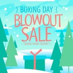 Boxing Day Blowout Sale Poster